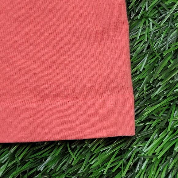 Vintage 80s Disney Mickey-Mouse Shirt XL 26x29 Salmon-Pink - Picture 12 of 15